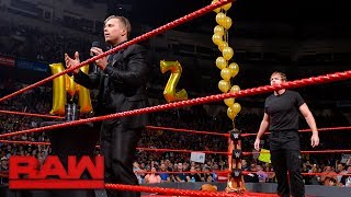 Dean Ambrose crashes The Mizs Intercontinental Title Comeback Tour Celebration Raw June 5 2017 [upl. by Garceau]