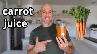 Carrot Juice Benefits Plus 3 Recipes Youll LOVE [upl. by Enawyd]