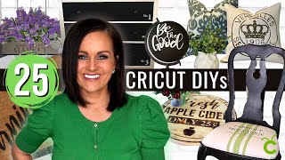 25 MIND BLOWING DIY Projects You Can Make w a CRICUT [upl. by Peppard906]