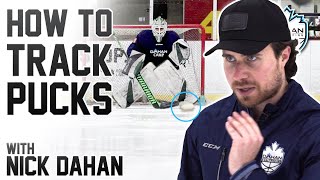 Tracking Pucks Properly  Ice Hockey Goalies  Dahan Goaltending Episode 3 [upl. by Johnstone]