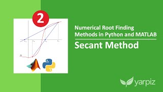 Secant Method  Numerical Root Finding Methods in Python and MATLAB [upl. by Izy]