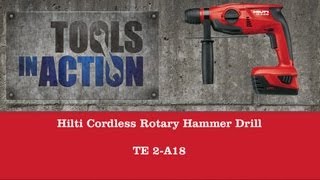 Hilti Cordless Rotary Hammer Drill TE 2A18 [upl. by Evelinn]