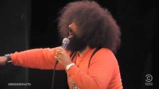 Reggie Watts  Radiohead parody [upl. by Solange173]