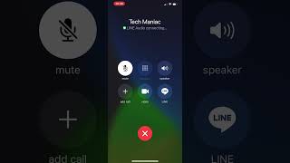 Line Messenger Incoming Call Ringtone  Outgoing Voice Call iPhone 12 Pro Max iOS 15 [upl. by Eiznikcm]