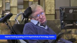 Stephen Hawking presents new theory on black holes at KTH 2015 [upl. by Ezequiel229]