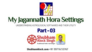 Divisional Charts in Vedic Astrology  Jagannatha Hora Settings  My Preferences [upl. by Abshier]