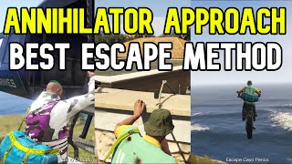 Gta 5 Cayo Perico Heist Annihilator Approach  Swimming Escape Best escape method [upl. by Erick97]