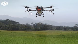 DJI  Agras T16  Agricultural Spraying Drone [upl. by Elman]