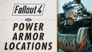 Fallout 4  Power Armor Locations [upl. by Eseerehs]