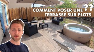 🏡COMMENT POSER UNE TERRASSE SUR PLOTS [upl. by Himelman]