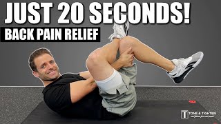 6 Exercises To Relieve Back Pain In 9 Minutes  FOLLOW ALONG [upl. by Aisenet]