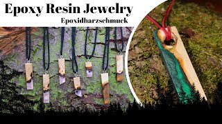 Epoxy resin jewelry  Epoxidharz Schmuck [upl. by Dhumma173]