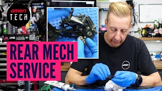 Servicing A Shimano Mech In Real Time  Mountain Bike Derailleur Service [upl. by Dibru]