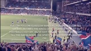 New Rangers Song Follow Follow Glasgow Rangers [upl. by Akinek221]