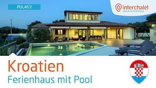 HR26006141 PUL463   Ferienhaus mit Pool Pula Istrien Kroatien [upl. by Namsaj871]