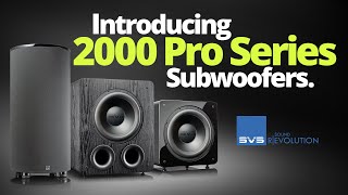 SVS 2000 Pro Series Subwoofer Technology Overview [upl. by Asyar]