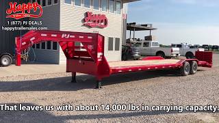 PJ Pro Beam Superwide Equipment Trailer Walk Around [upl. by Zetra]