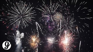 12 Minute Fireworks Show with Sound 4K UHD 60FPS  GRATEFUL [upl. by Dulcle]