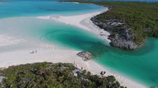 The Waterslide at Shroud Cay Exuma Bahamas [upl. by Gnivre]