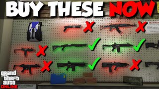 TOP 10 MUST HAVE WEAPONS IN GTA ONLINE 2020 [upl. by Ominorej]