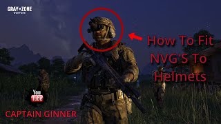 GZW NIGHT OPS HOW TO USE NVGS WITH HELMETS [upl. by Yllac]