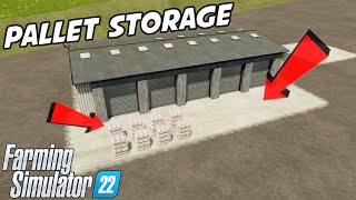 How To Store Productions  Farming Simulator 22 [upl. by Drummond]