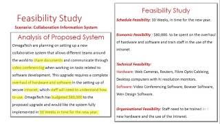 Feasability Study [upl. by Madonna338]