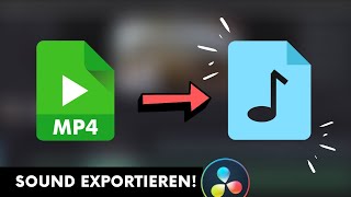 Audio einzeln als WAVDatei exportieren  DaVinci Resolve Audio only  Tutorial Deutsch [upl. by Gnourt891]