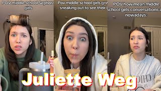 Juliette Weg Funny POV TikTok Videos Compilation 2024 [upl. by Gittle]