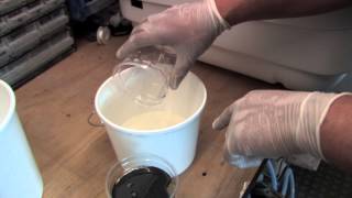 Mixing Polyurethane Foam Liquid [upl. by Hally]