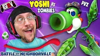 Plants Vs Zombies Indoor SNOWBALL FIGHT for Neighborville  FGTEEV Yoshi Crafted World [upl. by Phenice]