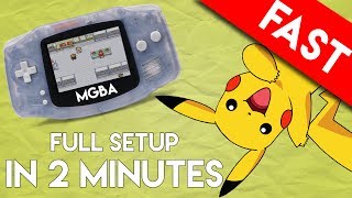 mGBA Emulator for PC Full Setup and Play in 2 Minutes The Game Boy Advance Emulator [upl. by Adolphus]