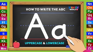 How to Write Uppercase and Lowercase Letters [upl. by Nrubliw]