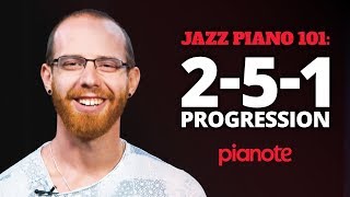 The 251 Chord Progression Jazz Piano For Beginners [upl. by Baptlsta]