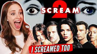 First Time Watching SCREAM 2 Reaction I SCREAMED TOO [upl. by Nore]