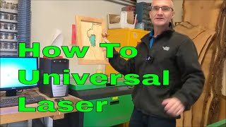 How to Use the Universal Laser Cutter and Engraver [upl. by Llenhoj972]