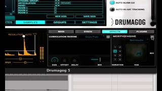 Drumagog 5 Platinum MorphEngine and Convolution Reverb [upl. by Jadwiga]