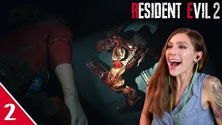 First Time Meeting A Licker  Resident Evil 2 Remake Claire A  Part 3 [upl. by Obadiah]