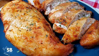 Chicken Breast in the Air Fryer Recipe  Receta de pechuga de pollo en la freidora de aire [upl. by Kimberly]