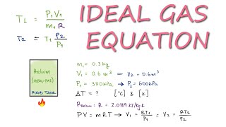 IDEAL GAS Inside Rigid Tank  State 1 to State 2  in 2 Minutes [upl. by Dowski]