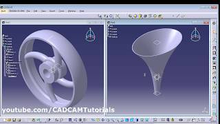 CATIA Training Course Exercises for Beginners  10  CATIA Multi Sections Solid Practice Drawings [upl. by Wernsman]