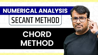 Secant Method  Chord Method  Numerical Methods  Formula amp Examples [upl. by Llerdnod]