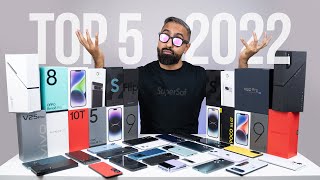 Top 5 BEST Smartphones of 2022 [upl. by Olegna]