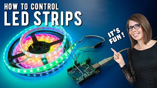 How to control LED Strips with Arduino  Cosplay Tutorial [upl. by Noryv]