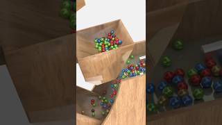 40000 Color Balls  Marble Run Animation games marblerun marble escalator [upl. by Sloan]