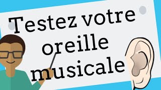 Dictée musicale avec une note de référence facile [upl. by Gerrie]