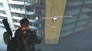 Unlock Using Access Terminal Division 2  Kenly College Library Secret Room Access Terminal Location [upl. by Animor]