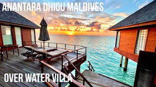 OVER WATER VILLA  ANANTARA DHIGU MALDIVES RESORT [upl. by Artair]