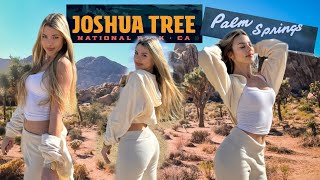 VLOG  one day in Joshua Tree  Palm Springs [upl. by Hairym]