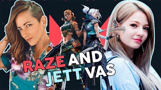 Jett and Raze Voice Actors from Valorant [upl. by Barren646]